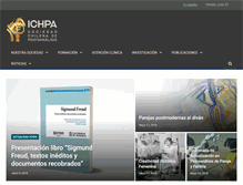 Tablet Screenshot of ichpa.cl